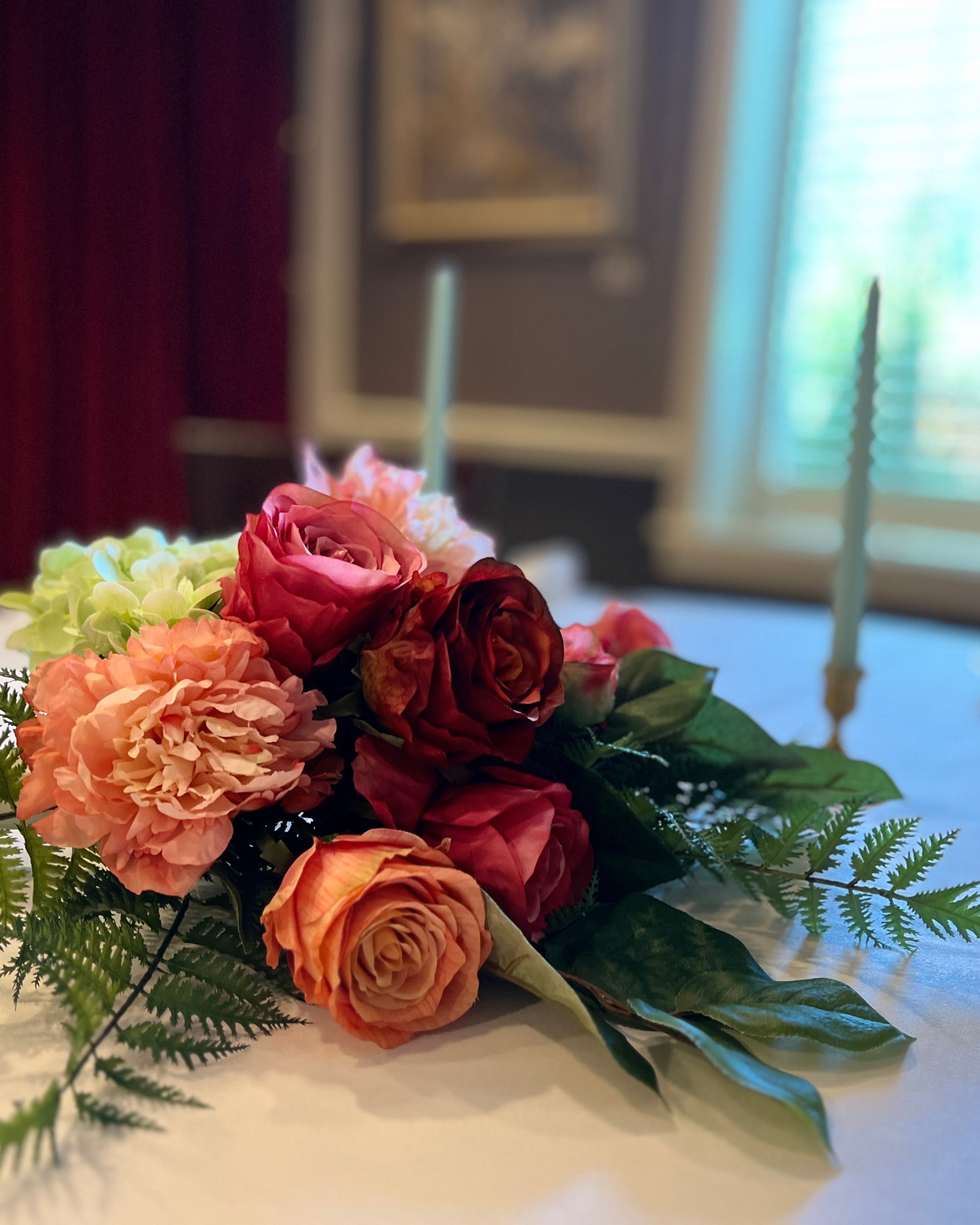 Detailed floral styling for a corporate or private event